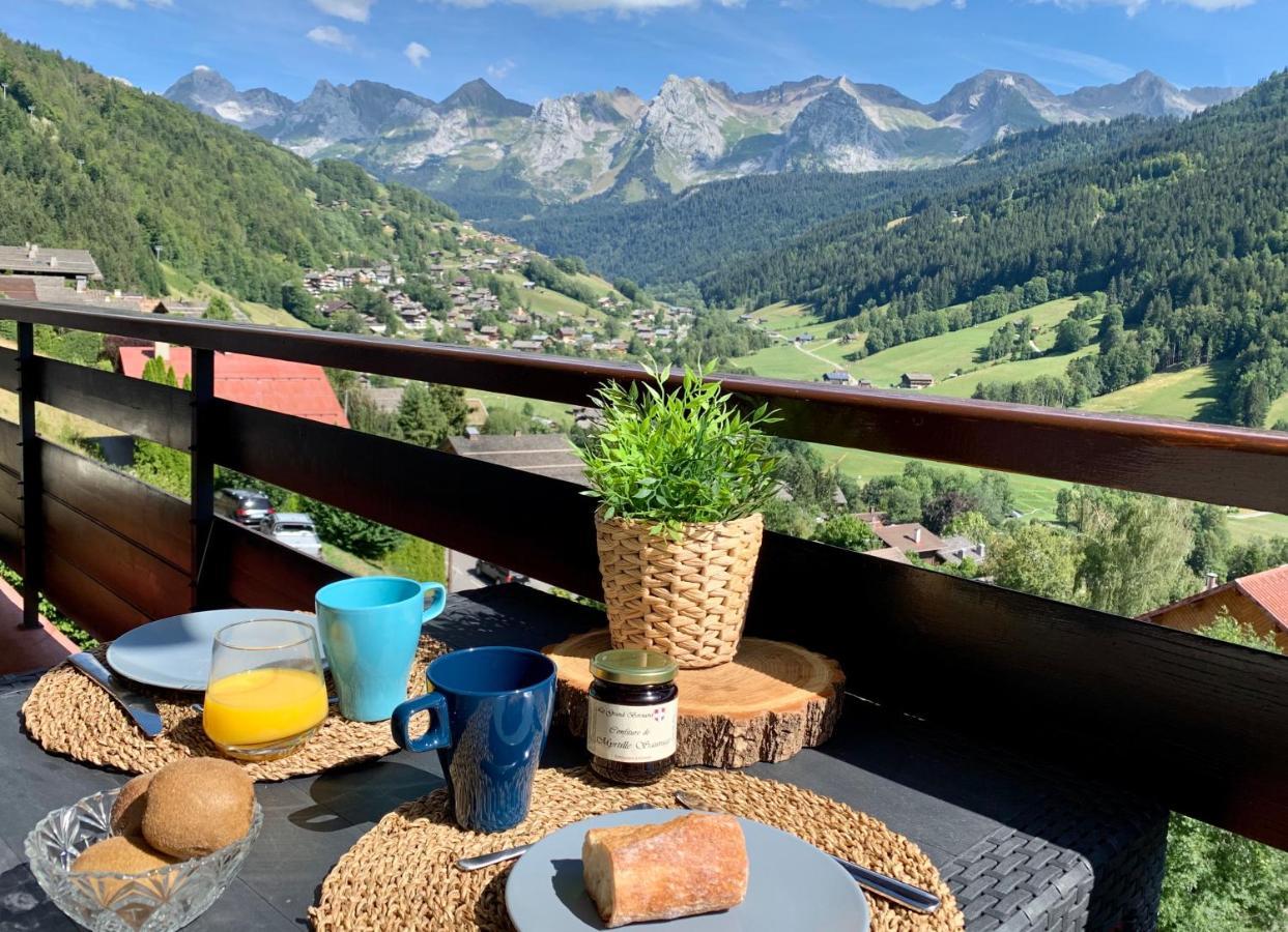 Bel Appartement Avec Vue Exceptionnelle Le Grand-Bornand Kültér fotó