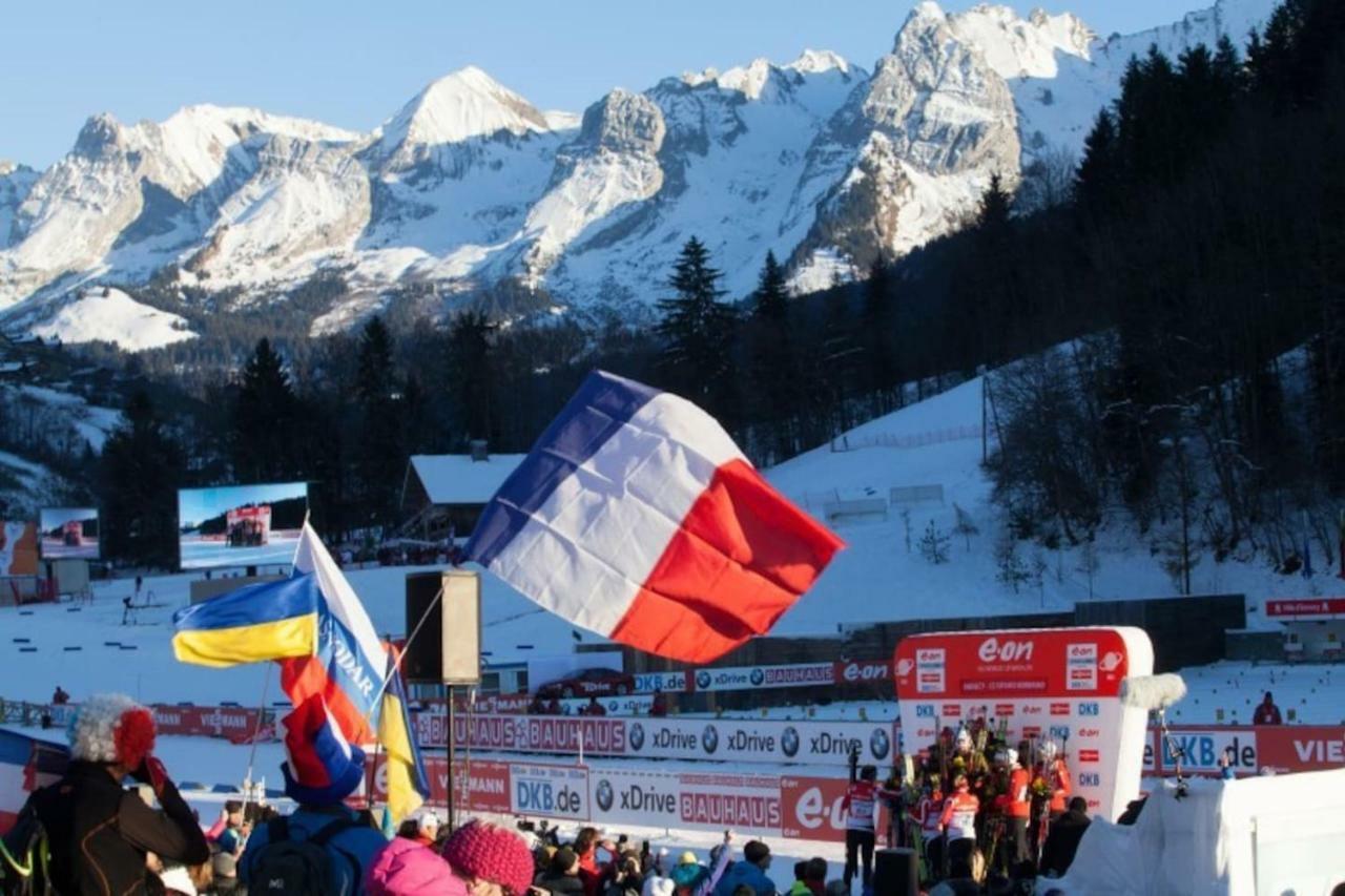 Bel Appartement Avec Vue Exceptionnelle Le Grand-Bornand Kültér fotó