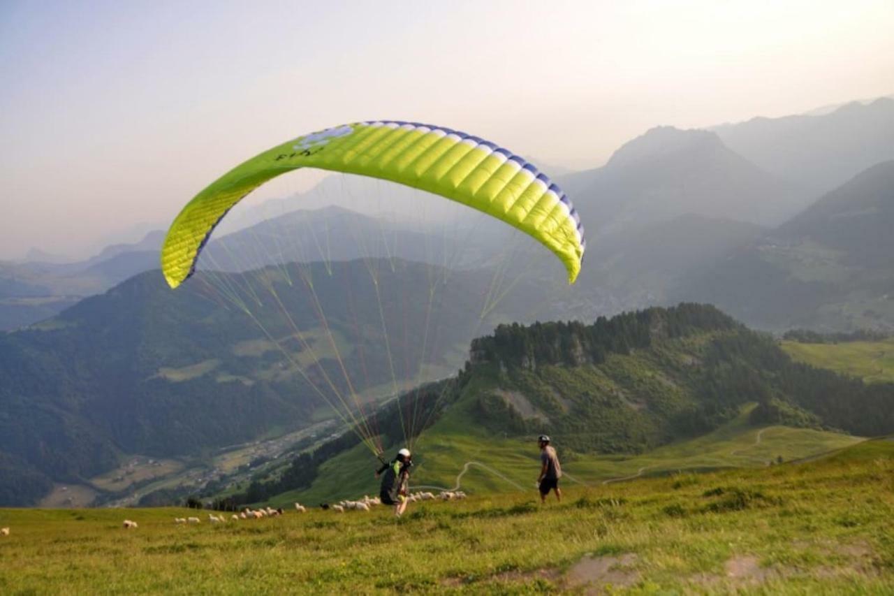 Bel Appartement Avec Vue Exceptionnelle Le Grand-Bornand Kültér fotó